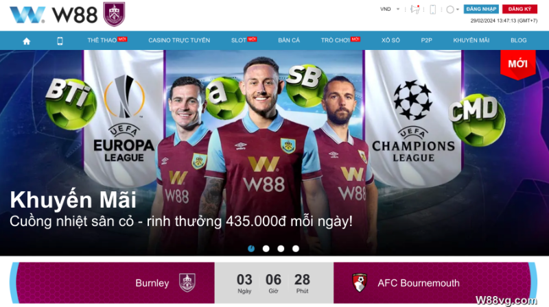 nhà cái uy tín w88