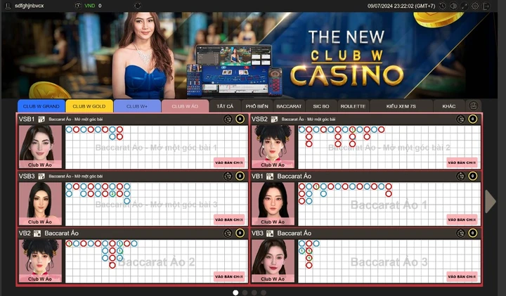 Giới thiệu Club W Casino W88 sảnh cược trực tuyến đẳng cấp quốc tế 29 Review các chuyên mục game trong Club W Casino W88