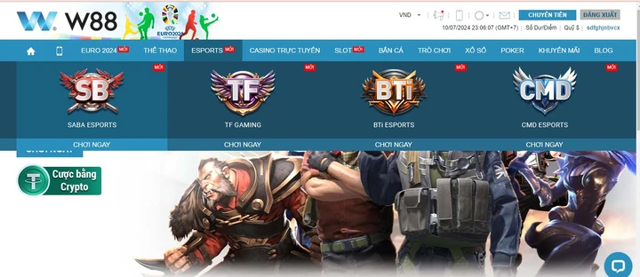 SABA Esports W88 đỉnh cao cá cược thể thao, nơi đam mê và chiến thắng hội tụ hoàn hảo 5 Tổng hợp các tựa game hấp dẫn tại SABA Esports W88