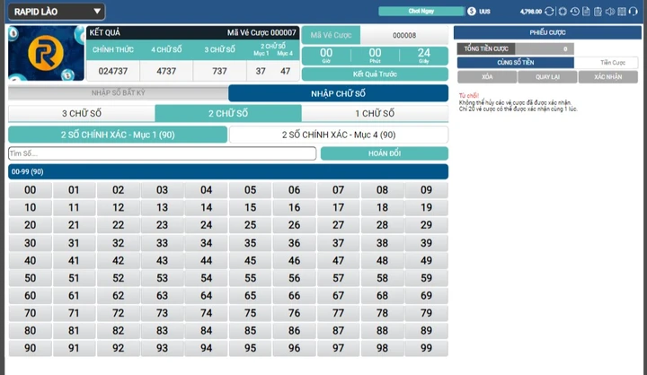 Xổ số SABAIDEE W88 trải nghiệm các hình thức xổ số hấp dẫn với giải thưởng cực kỳ lớn 2 Các hình thức cược Xổ số SABAIDEE W88 Rapid Lào